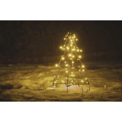 LED Ziemassvētku āra dekorācija 90xLED/1,2W/230V IP44 eglīte
