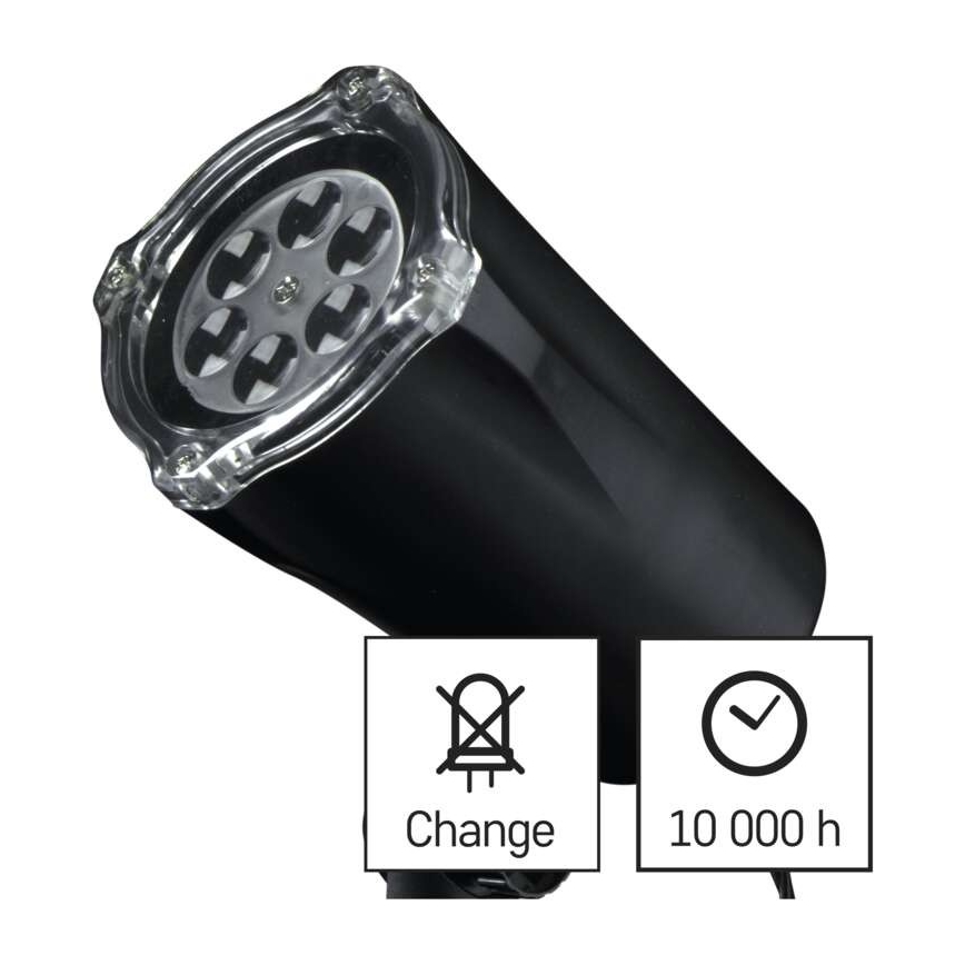 LED Ziemassvētku āra projektors LED/3,6W/230V IP44 balts