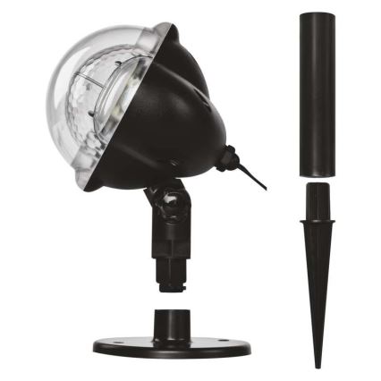 LED Ziemassvētku āra prožektors LED/4W/230V IP44 auksta balta