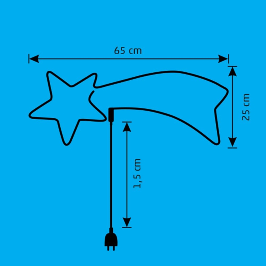 LED Ziemassvētku āra rotājums LED/10W/230V IP44
