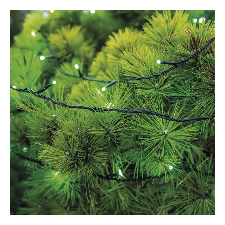 LED Ziemassvētku āra virtene 100xLED/10m IP44 zaļa