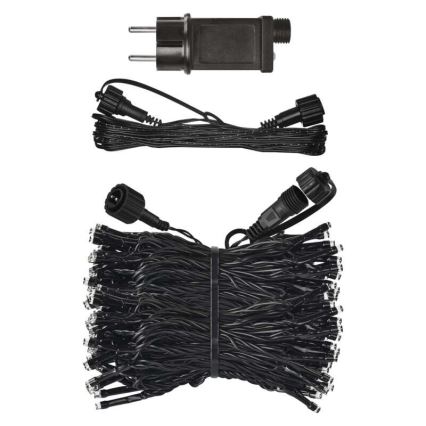 LED Ziemassvētku āra virtene 100xLED/15m IP44 vēsi balta