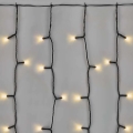LED Ziemassvētku āra virtene 100xLED/1x2m IP44 silti balta