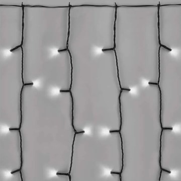 LED Ziemassvētku āra virtene 100xLED/1x2m IP44 vēsi balts