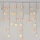 LED Ziemassvētku āra virtene 100xLED/2,5x0,9m IP44 sarkana/vintage