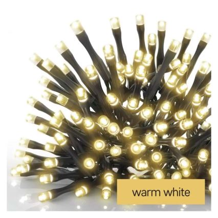 LED Ziemassvētku āra virtene 100xLED/2,5x0,9m IP44 silti balta