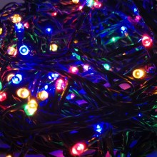 LED Ziemassvētku āra virtene 100xLED/8 funkcijas 13m IP44 daudzkrāsaina