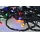 LED Ziemassvētku āra virtene 100xLED/8 funkcijas IP44 13m daudzkrāsaina