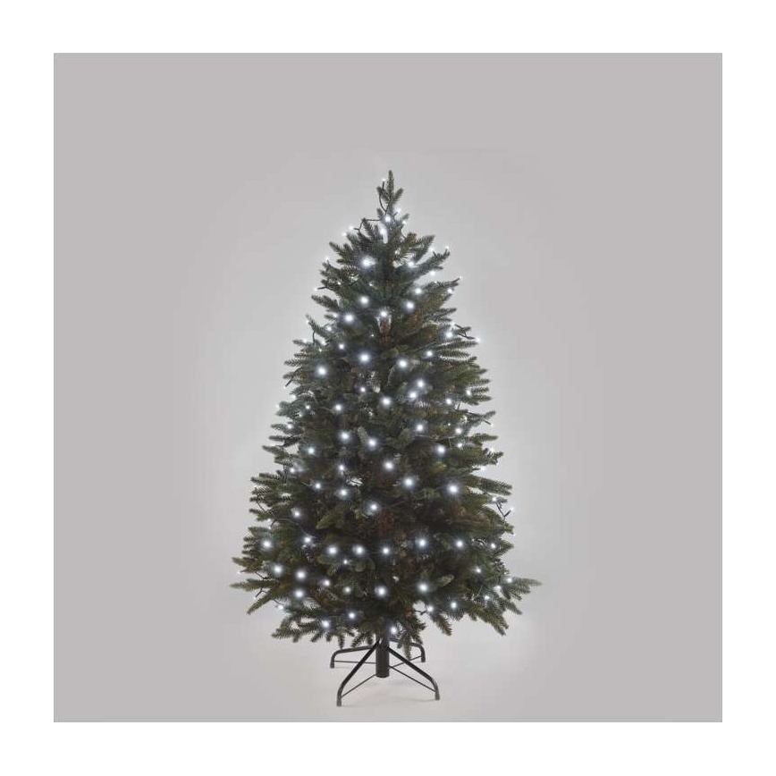 LED Ziemassvētku āra virtene 120xLED/17m IP44 vēsi balta