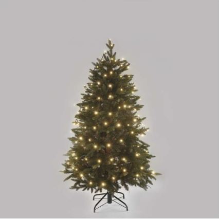 LED Ziemassvētku āra virtene 120xLED/3xAA 8,9m IP44 silti balta
