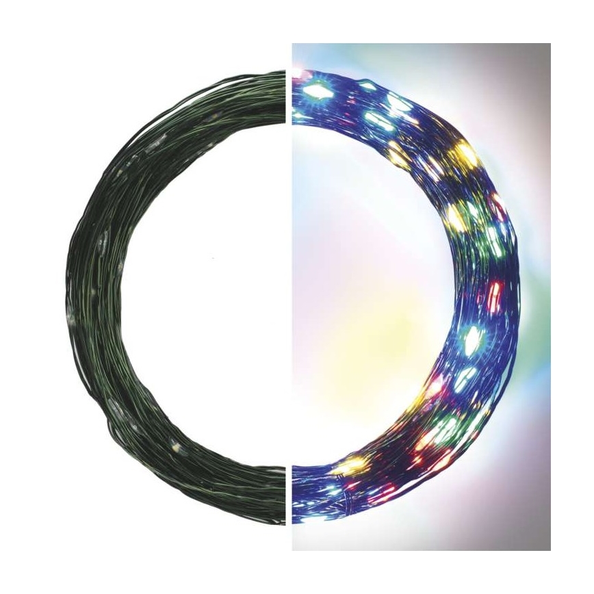 LED Ziemassvētku āra virtene 150xLED/20m IP44 daudzkrāsaina