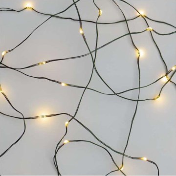 LED Ziemassvētku āra virtene 150xLED/20m IP44 silta balta