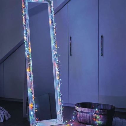 LED Ziemassvētku āra virtene 150xLED/27,35m IP44 daudzkrāsaina