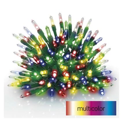 LED Ziemassvētku āra virtene 150xLED/27,35m IP44 daudzkrāsaina