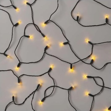 LED Ziemassvētku āra virtene 150xLED/27,35m IP44 vintage