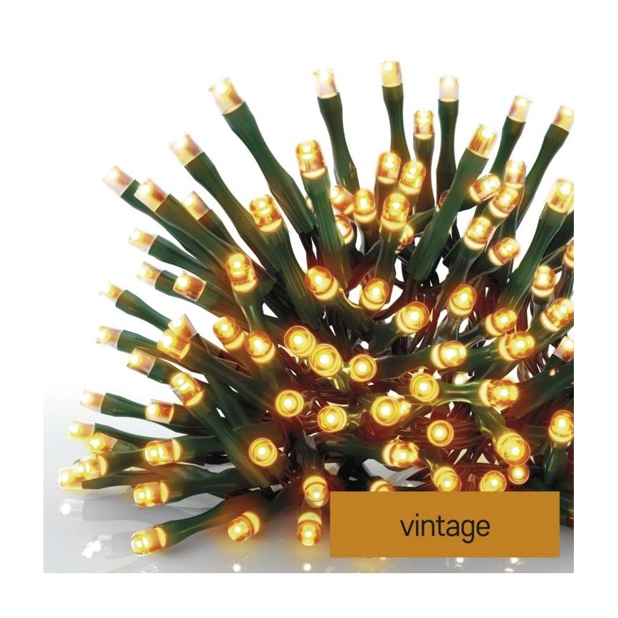 LED Ziemassvētku āra virtene 180xLED/23m IP44 vintage