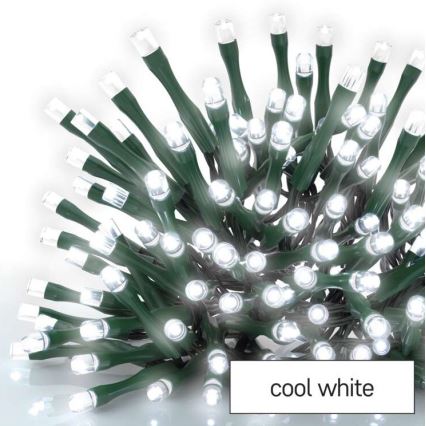 LED Ziemassvētku āra virtene 180xLED/8 režīmi 23m IP44 auksti balta