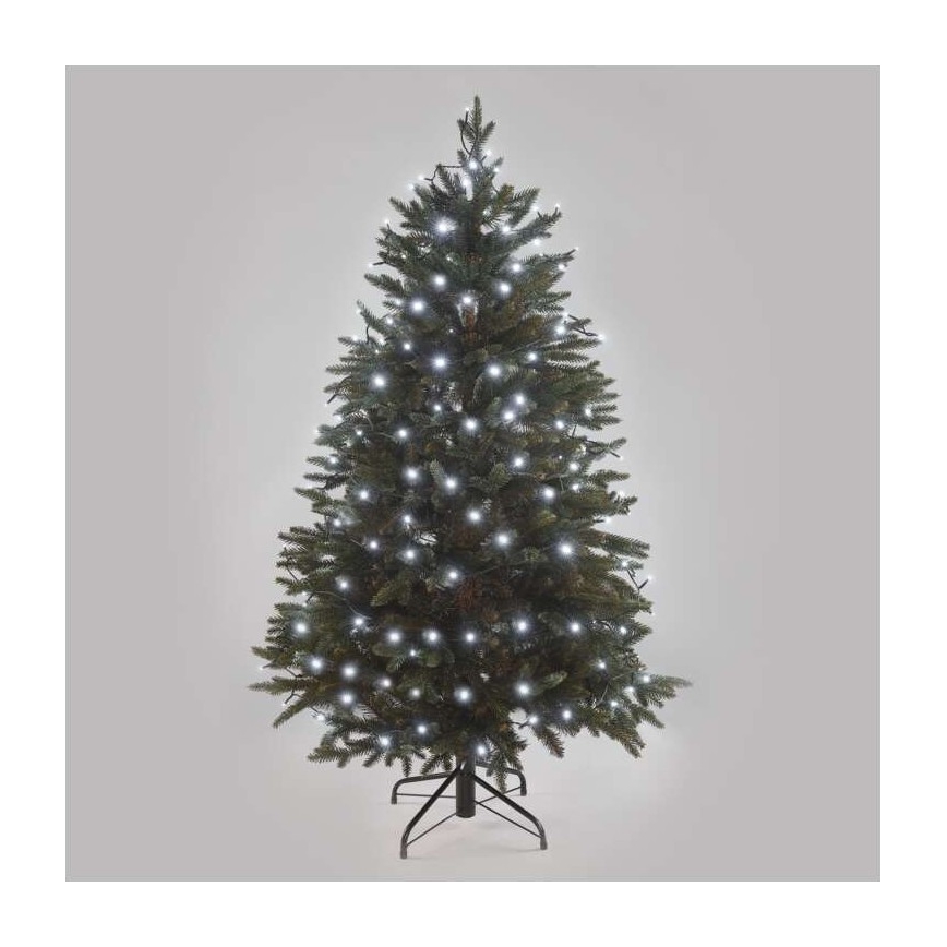 LED Ziemassvētku āra virtene 180xLED/8 režīmi 23m IP44 vēsi balta
