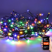 LED Ziemassvētku āra virtene 240xLED/8 fukcijas 17m Wi-Fi Tuya IP44 daudzkrāsaina/silti balta