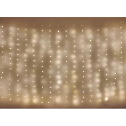 LED Ziemassvētku āra virtene 240xLED/8 funkcijas 6,7 m IP44 silti balta