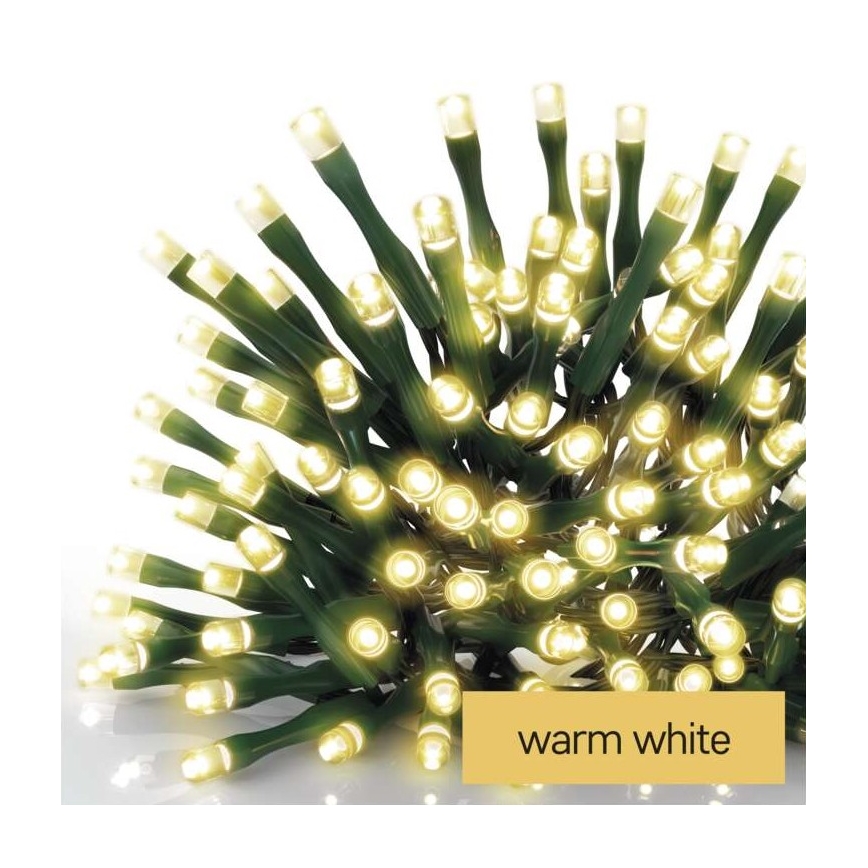 LED Ziemassvētku āra virtene 240xLED/8 režīmi 29m IP44 silti balta