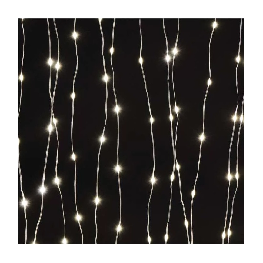 LED Ziemassvētku āra virtene 400xLED/8 funkcijas 7,9 m IP44 silti balta