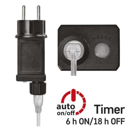 LED Ziemassvētku āra virtene 40xLED/9m IP44 silti balta