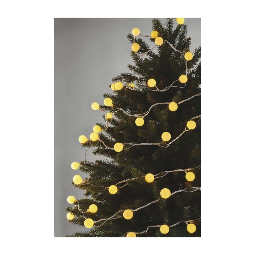 LED Ziemassvētku āra virtene 40xLED/9m IP44 silti balta