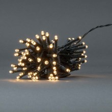 LED Ziemassvētku āra virtene 48xLED/7 funkcijas/3xAA 4,1m IP44 silti balta