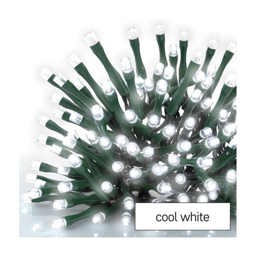 LED Ziemassvētku āra virtene 500xLED/55m IP44 vēsi balta