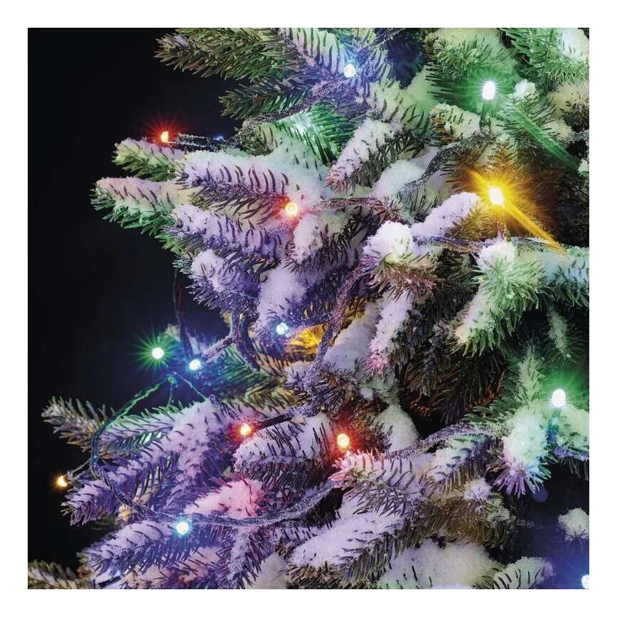 LED Ziemassvētku āra virtene 50xLED/5m IP44 daudzkrāsaina
