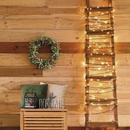 LED Ziemassvētku āra virtene 50xLED/5m IP44 silti balta