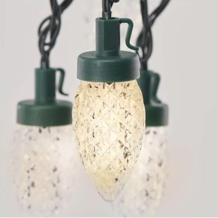 LED Ziemassvētku āra virtene 50xLED/8 funkcijas 14,8 m IP44 silti balta