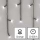 LED Ziemassvētku āra virtene 600xLED/8 režīmi 15m IP44  vēsi balta