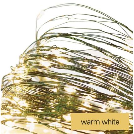 LED Ziemassvētku āra virtene 75xLED/12,5m IP44 silti balta