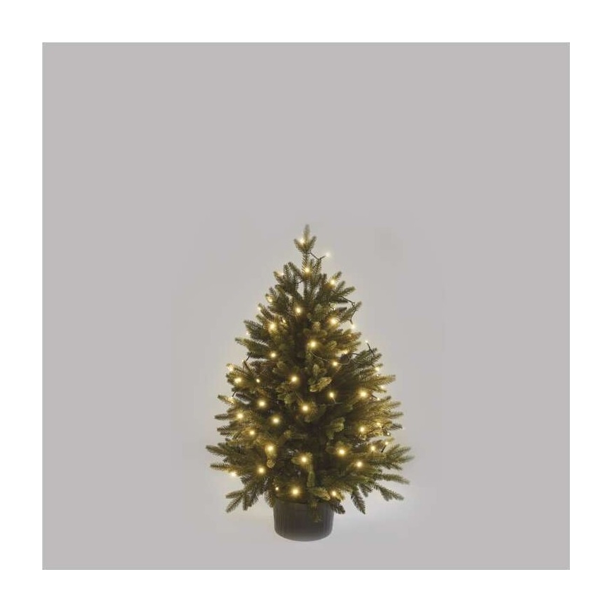 LED Ziemassvētku āra virtene 80xLED/13m IP44 silti balta