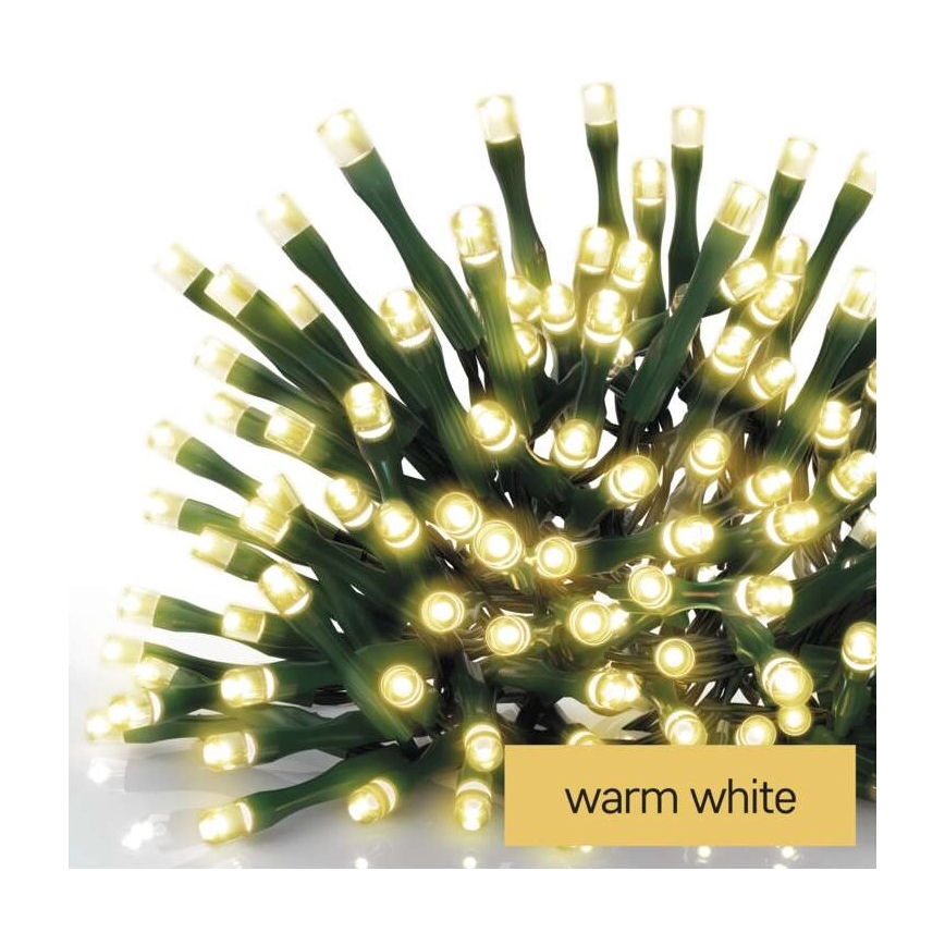 LED Ziemassvētku āra virtene 80xLED/13m IP44 silti balta