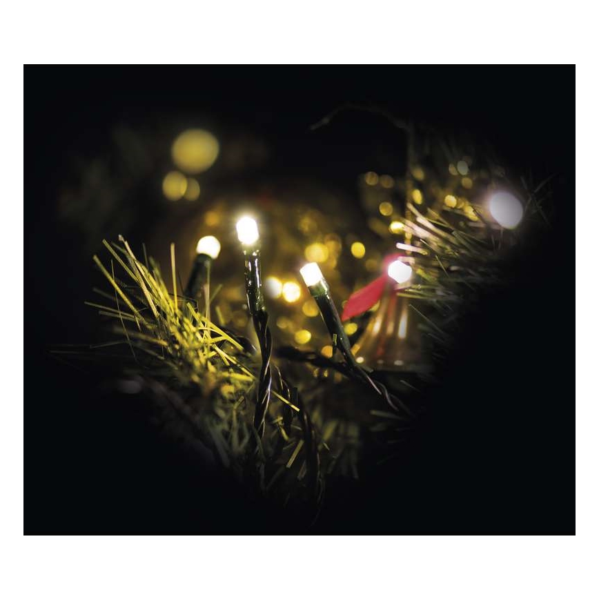 LED Ziemassvētku āra virtene 80xLED/13m IP44 silti balta