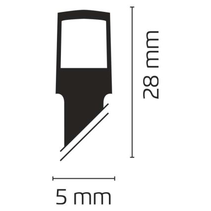 LED Ziemassvētku āra virtene 80xLED/13m IP44 silti balta