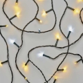 LED Ziemassvētku āra virtene 80xLED/13m IP44 silti/vēsi balta