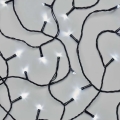 LED Ziemassvētku āra virtene 80xLED/3xAA 6,1m IP44 vēsi balts