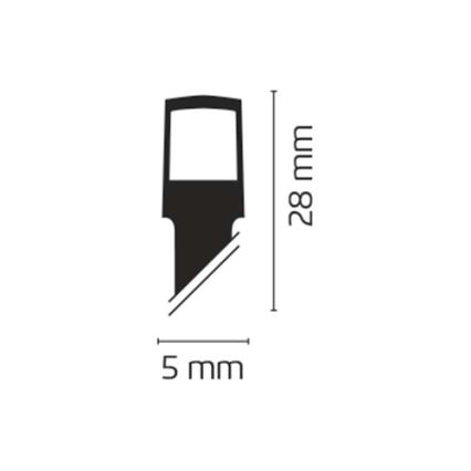 LED Ziemassvētku āra virtene CHAIN 180xLED/8 funkcijas 8m IP44 vēsi balta