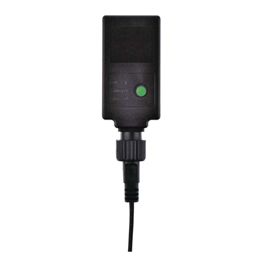 LED Ziemassvētku āra virtene CHAIN 40xLED 9m IP44 vēsi balta