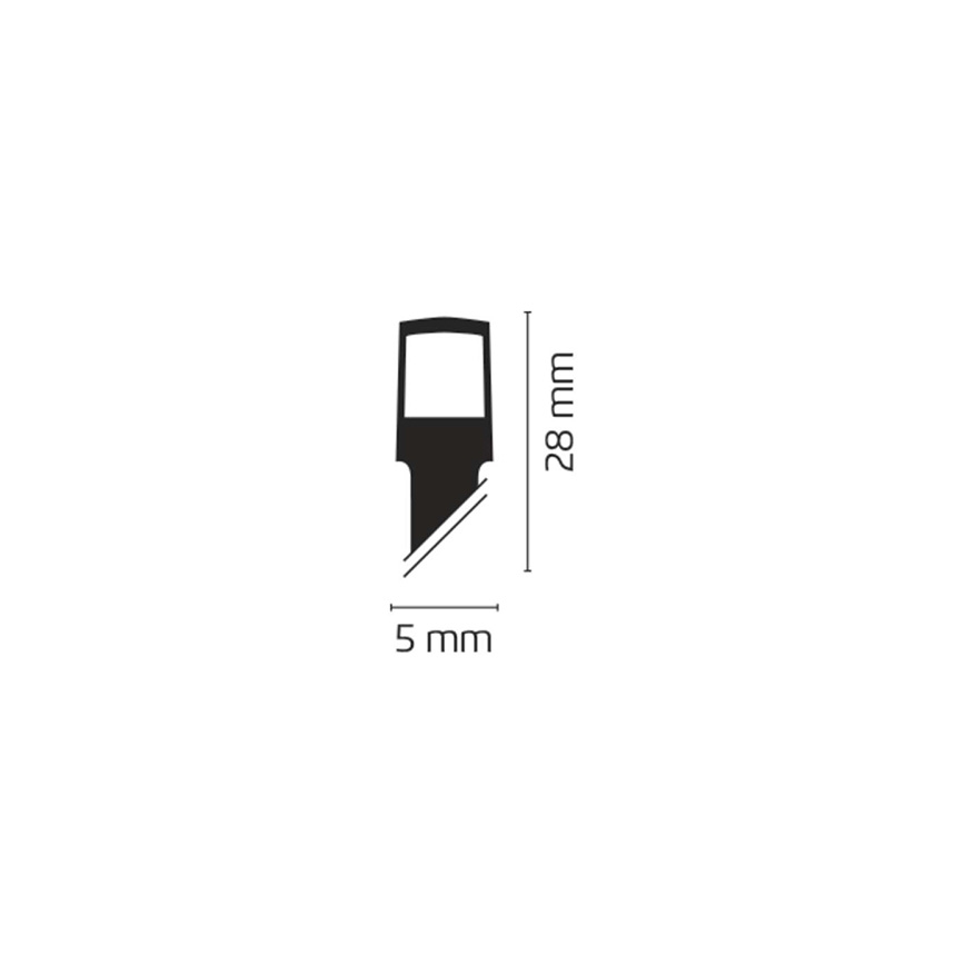 LED Ziemassvētku āra virtene CHAIN 40xLED 9m IP44 vēsi balta