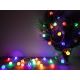 LED Ziemassvētku āra virtene CHERRY 40xLED 9m IP44 daudzkrāsaina