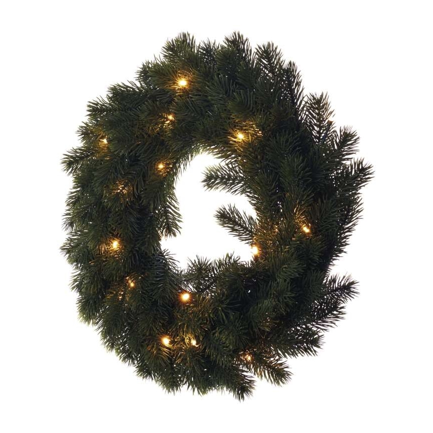 LED Ziemassvētku dekorācija 20xLED/2xAA d. 40 cm