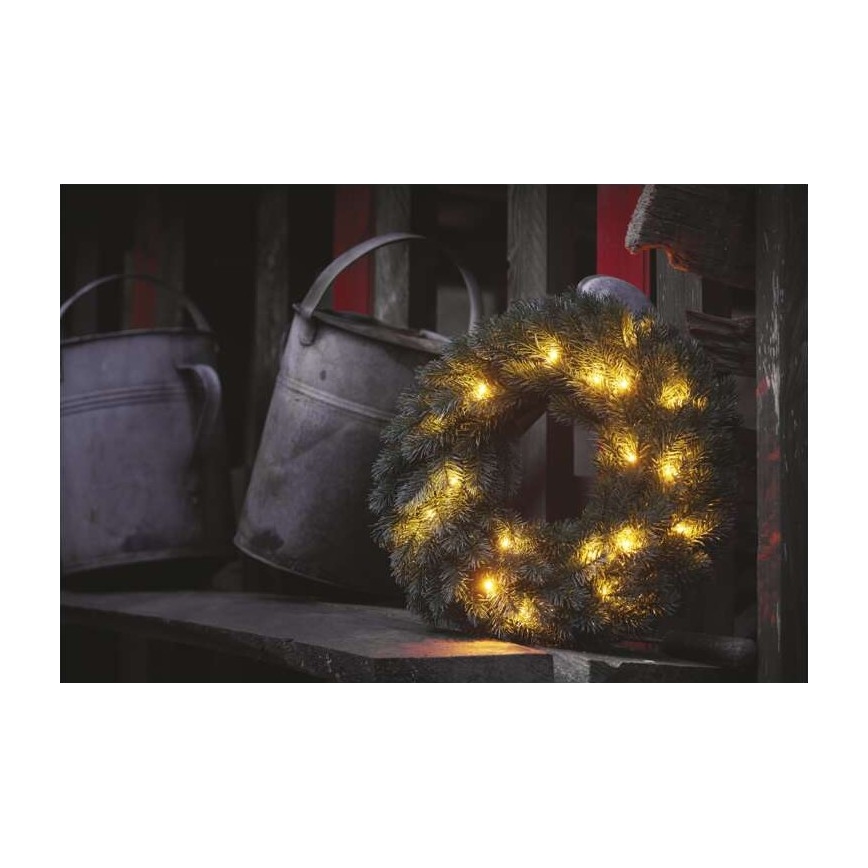 LED Ziemassvētku dekorācija 20xLED/2xAA d. 40 cm