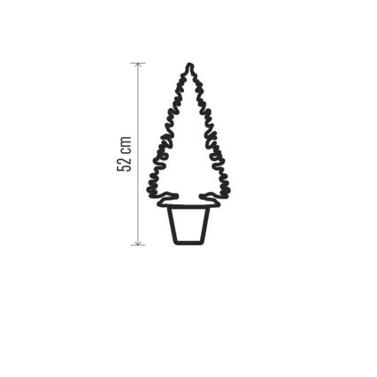 LED Ziemassvētku dekorācija 20xLED/3xAA