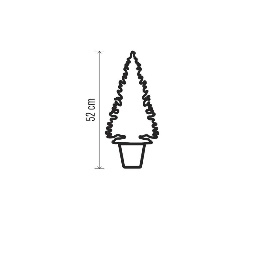 LED Ziemassvētku dekorācija 20xLED/3xAA
