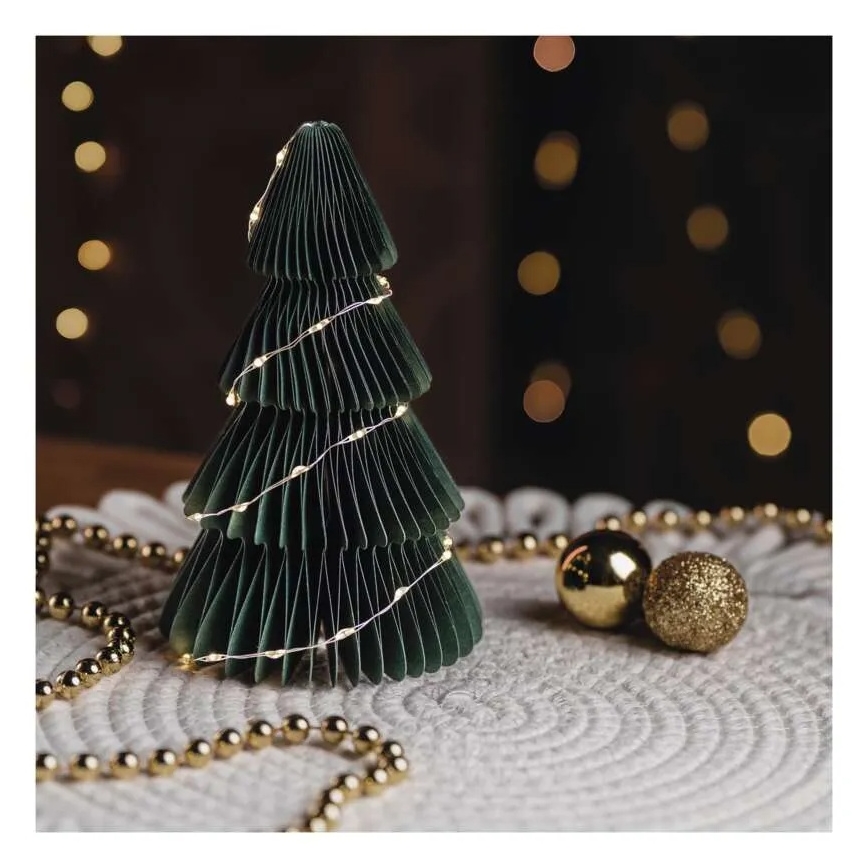 LED Ziemassvētku dekorācija 35xLED/2xAA eglīte